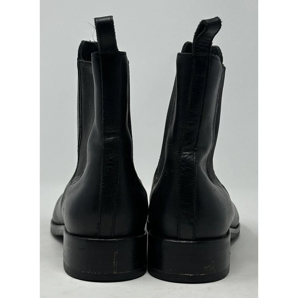 Thursday Boot Company Cavalier Chelsea Boots Mens 10 Black Leather Ankle Classic